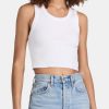 Clothing AGOLDE Tees | Cropped Poppy Tank