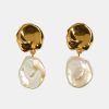 Accessories Lizzie Fortunato Earrings | Coin Reflection Earring (Clip-On) Gold