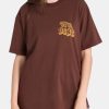 Clothing ANINE BING | Walker Tee Retro Tiger Washed Faded Cherry