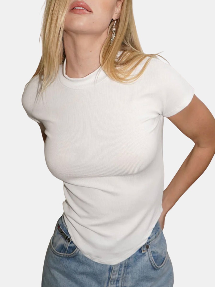 Clothing LNA Tees | Perry Mock Neck