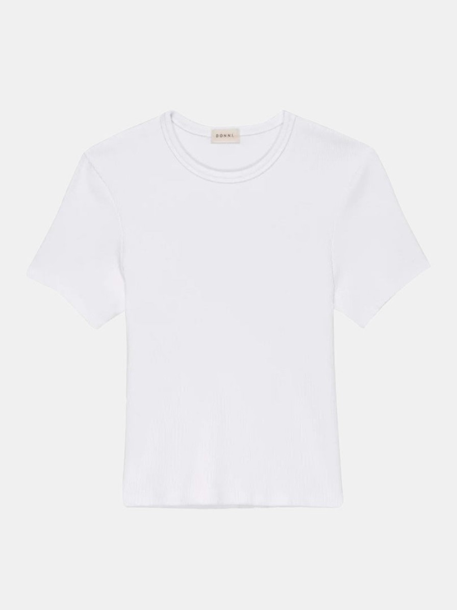 Clothing DONNI | Rib Crewneck Tee