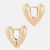 Accessories ANNIKA INEZ | Heart Hoops Small Gold