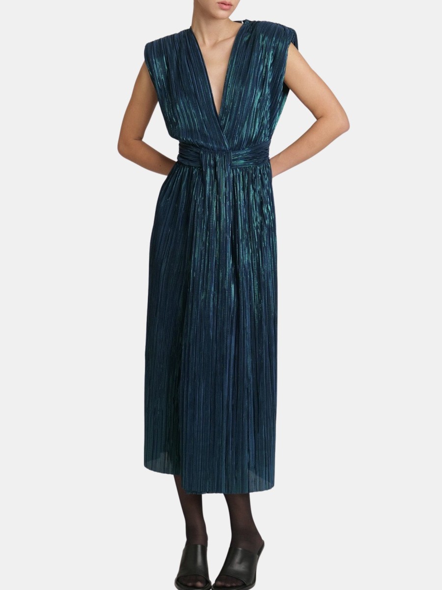 Clothing SABINA MUSAYEV Midi | Donna Dress Dark Ocean