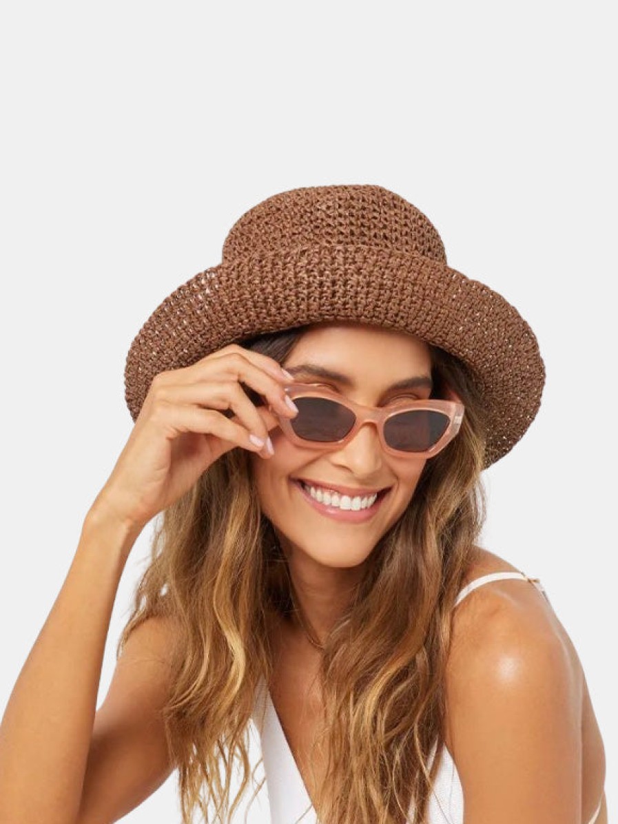 Accessories L*SPACE | Sabina Hat Tobacco