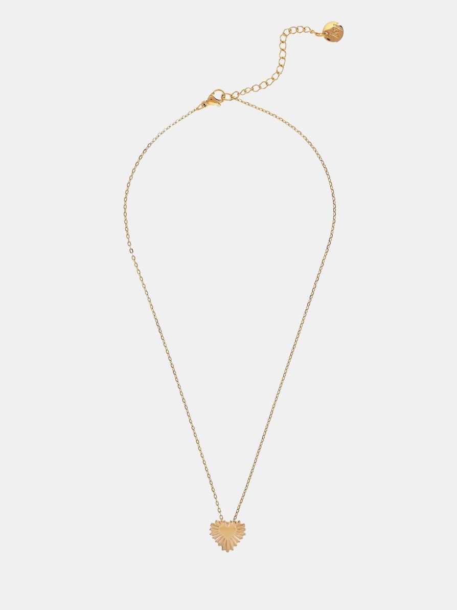 Accessories IBIZA PASSION | Be Curious Mini Heart Necklace Gold