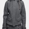 Clothing SIMKHAI Leather Jackets | Sutton Jacket Black Herringbone