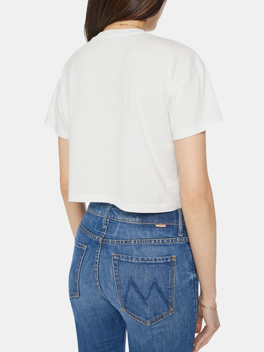 Clothing MOTHER DENIM Tees | The Grab Bag Crop Tee Slyfox