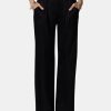 Clothing STILLWATER | The Silky Pleated Pant Black