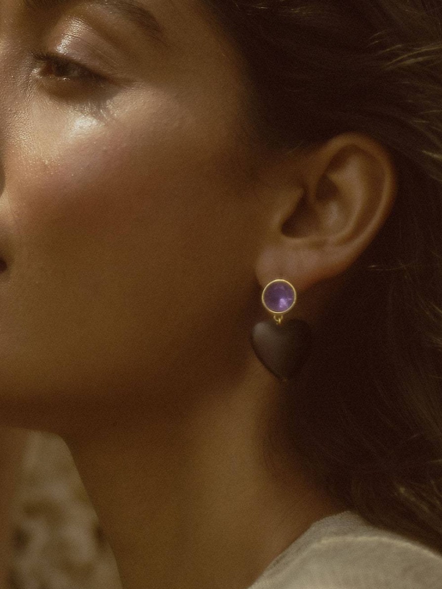Accessories Lizzie Fortunato | Violet Crush Earrings