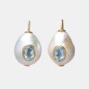 Accessories Lizzie Fortunato Earrings | Pearl Pablo Earrings In Blue Topaz