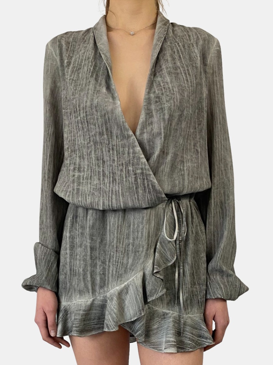 Clothing Rococo Sand Mini | River Short Dress Grey