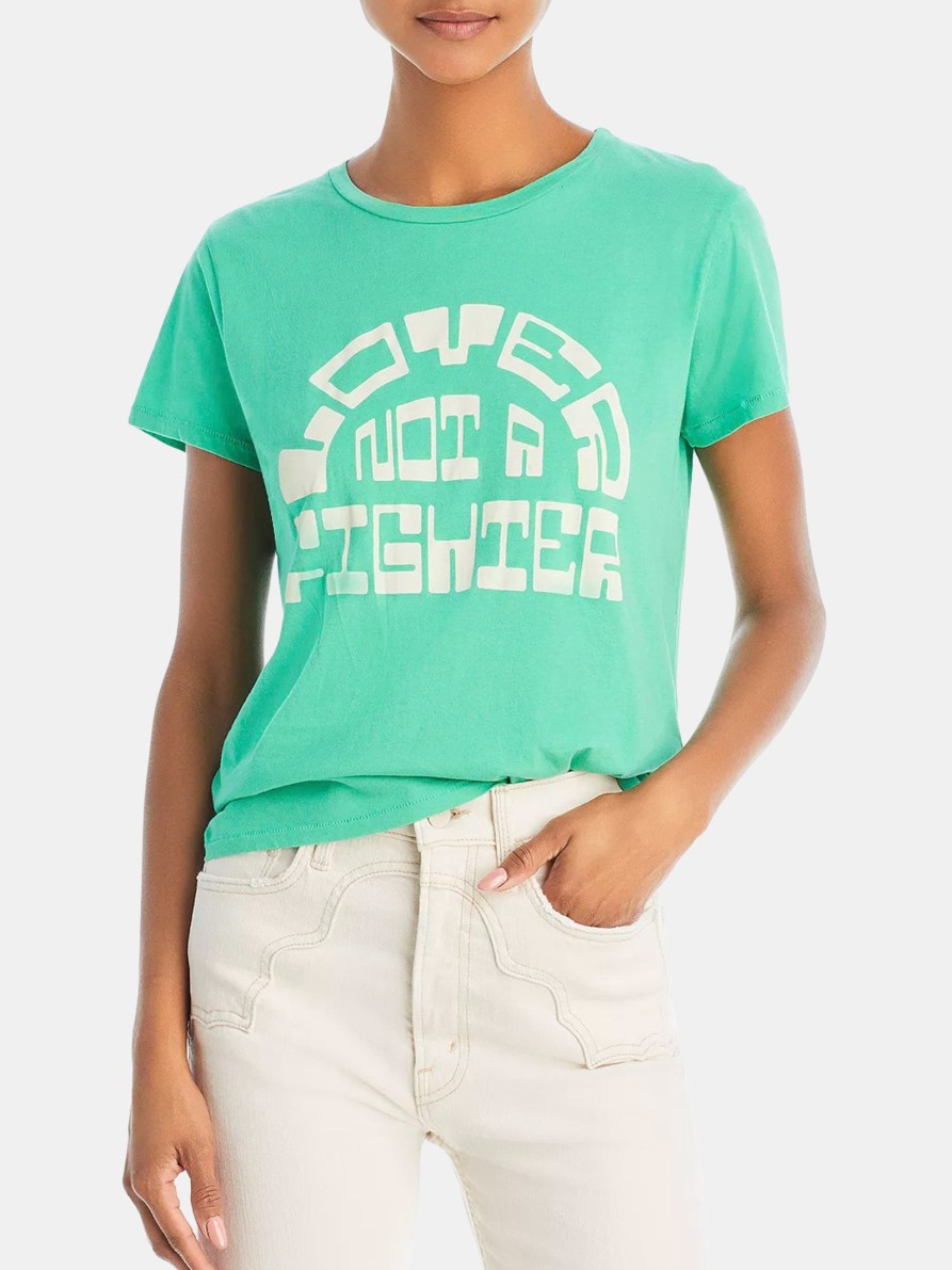 Clothing MOTHER DENIM Tees | The Lil Goodie Goodie Lover Not Fighter