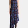 Clothing ALC Midi | Iggy Dress Brown/Royal