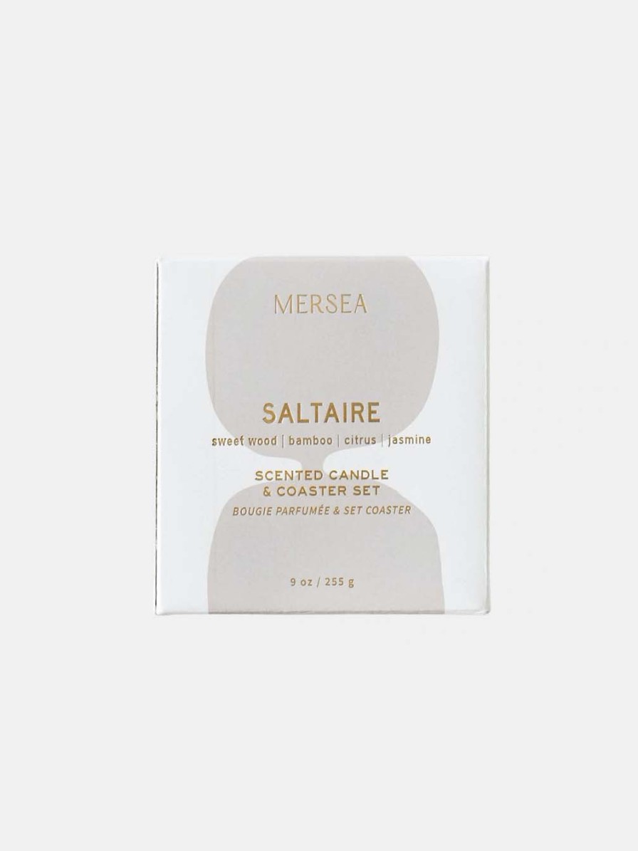Accessories Mer Sea | Coaster Candle- Saltaire