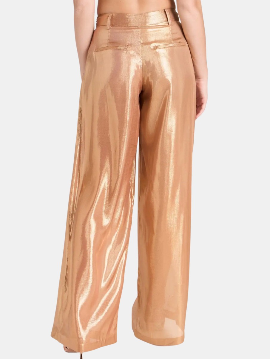Clothing RETROFETE | Arista Pant Nude Glitter