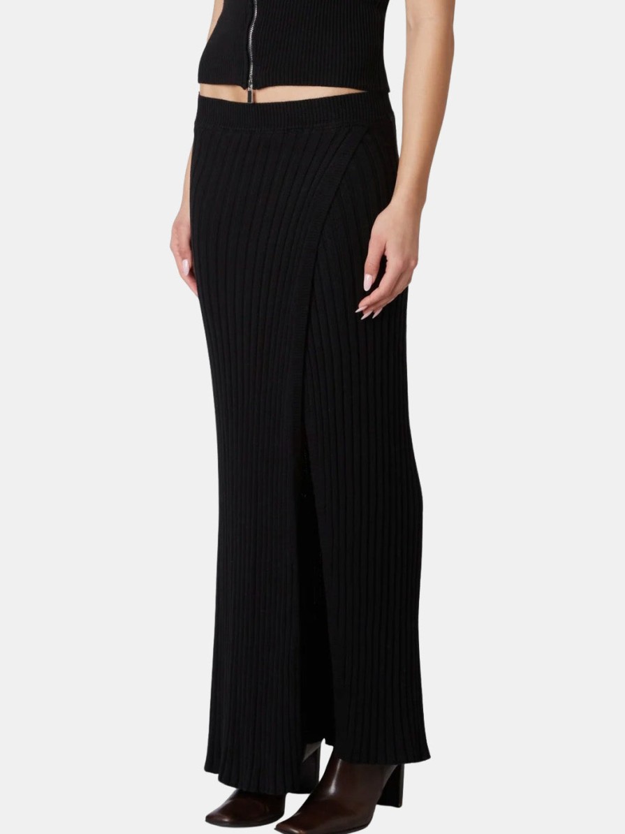 Clothing NIA | Leila Knit Skirt Black