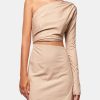 Clothing SWF Mini | Cut Out One Sleeve Mini Dress Calm