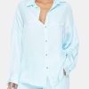 Clothing INDAH | Lakeshore Solid Oversize Button Down Milu