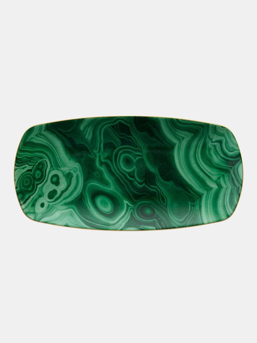 Accessories LE'OBJET | Malachite Rectangular Tray