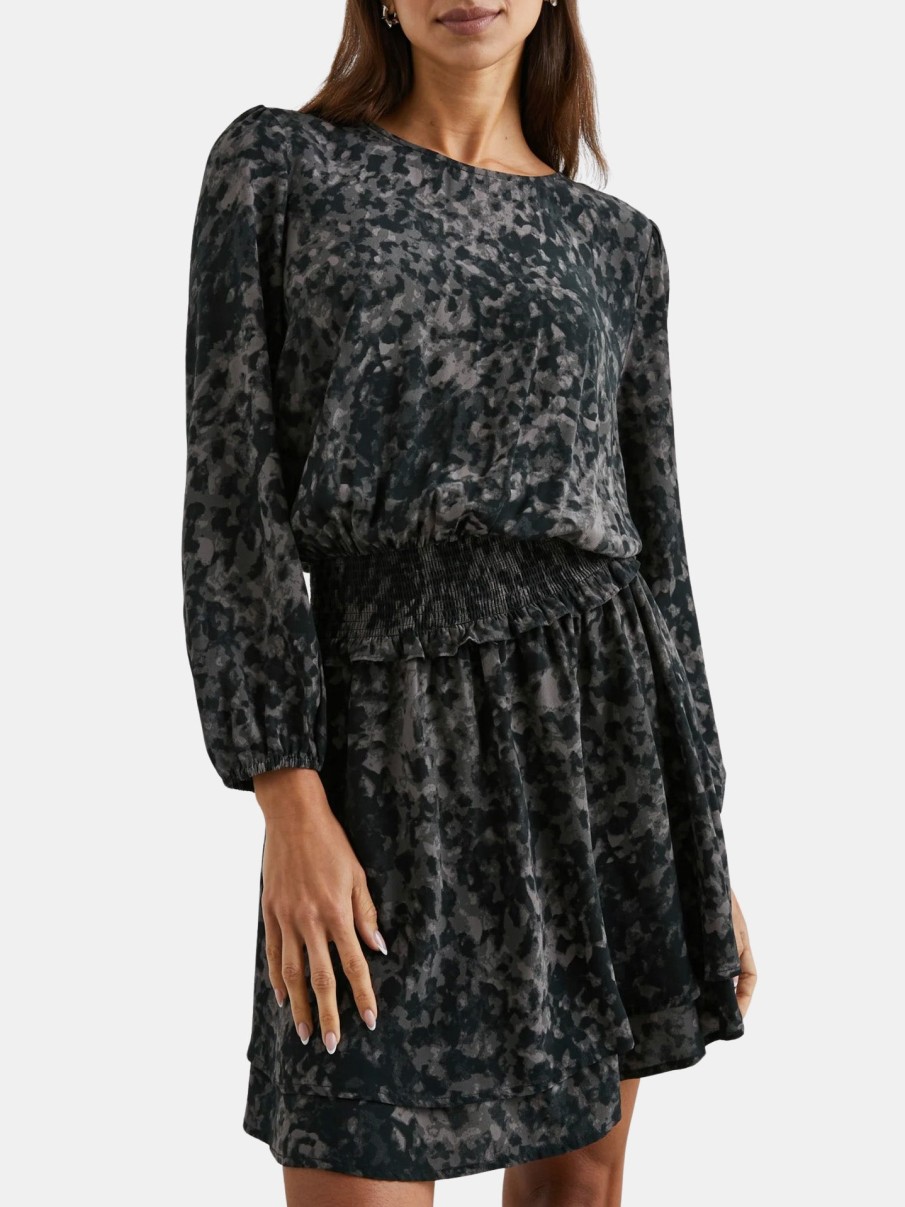 Clothing Rails Mini | Inez Dress Charcoal Tortoise