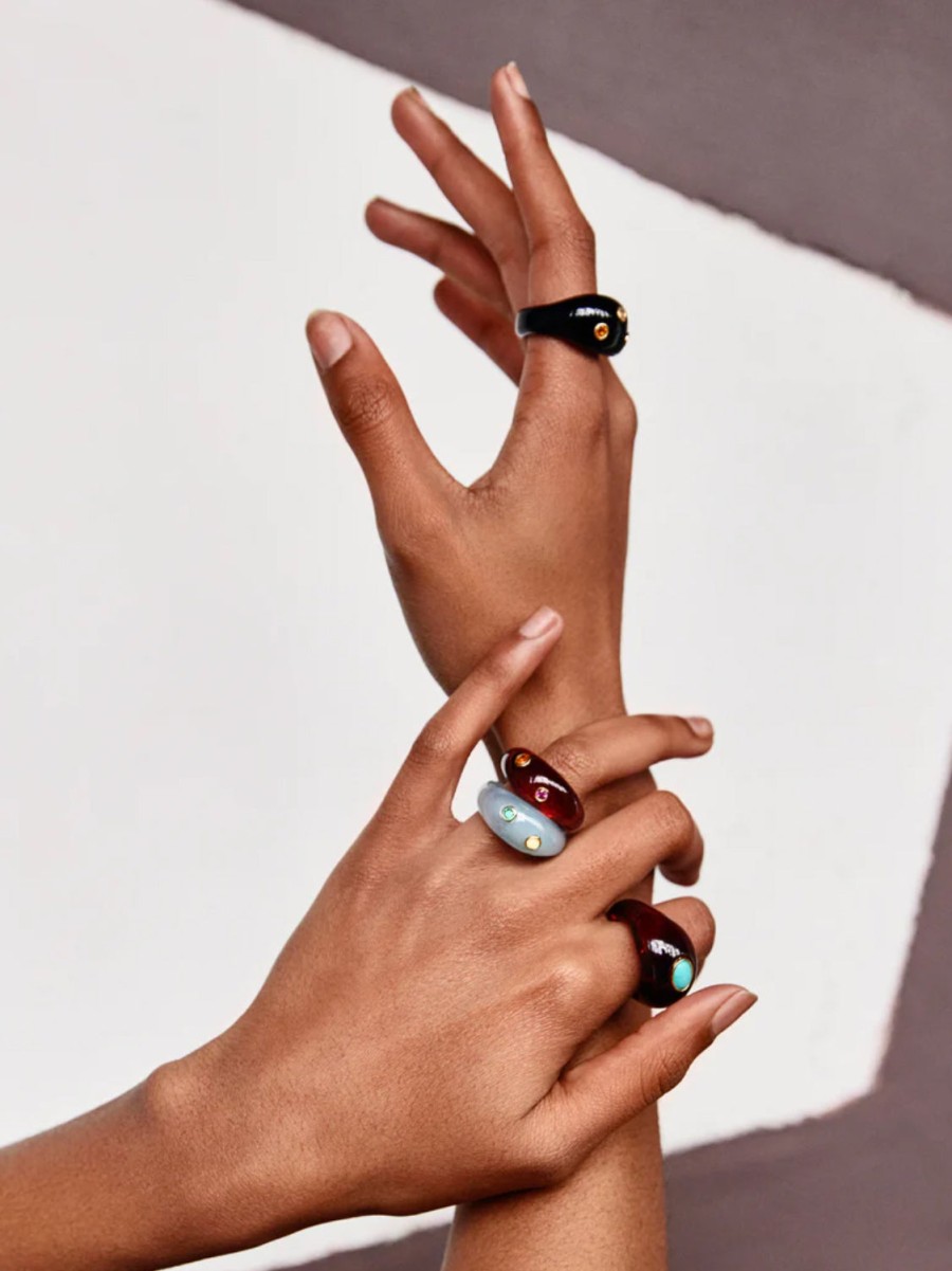 Accessories Lizzie Fortunato | Monument Ring Sky
