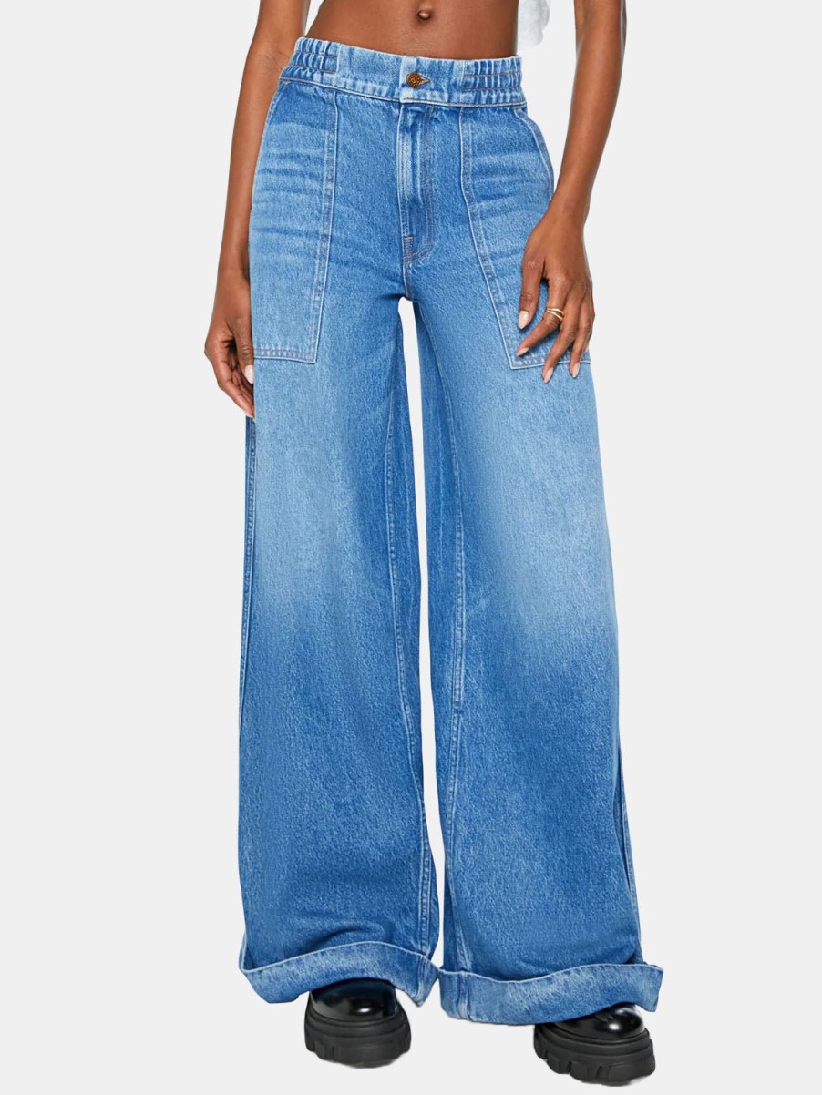 Clothing MOTHER DENIM Denim | The Tasty Utility Sneak Cuff Dinendas