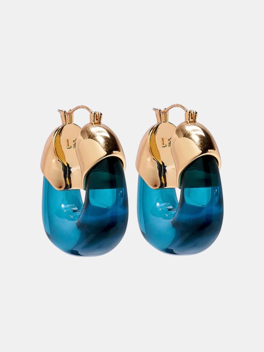 Accessories Lizzie Fortunato | Organic Hoops In Marine Oc