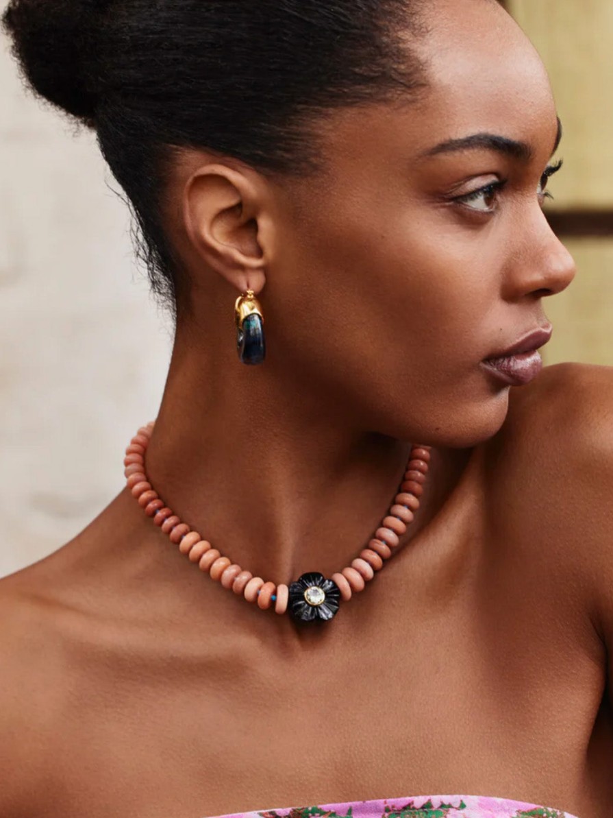 Accessories Lizzie Fortunato | Organic Hoops In Marine Oc