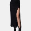 Clothing STILLWATER Skirts | Mesh Get Together Maxi Skirt Black